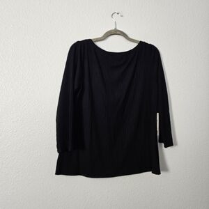 Elegant Black Women's Longsleeve  Sz XL